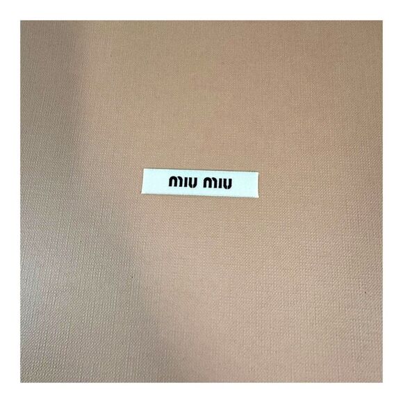 Miu Miu Designer Cloths Box Scarf Blanket Purse Gift 16x10x3 Pink  Empty Flat - Picture 3 of 10